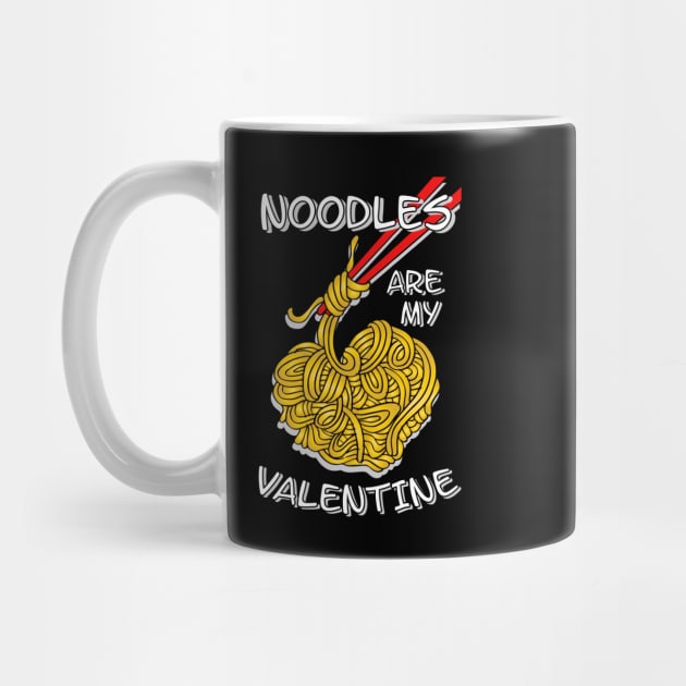 Noodles are my Valentine saying with cute noodles heart by star trek fanart and more